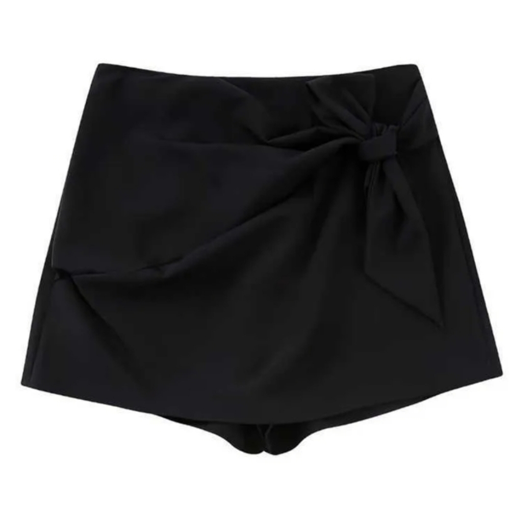 Charlotte Russe Fashion Knot Fold Over Skort Size‎ S